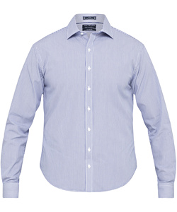 Men's European Tailored Fit Shirt 100% Premium Cotton Stripe