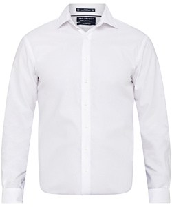 Men's European Tailored Fit Shirt 100% Premium Oxford Cotton 