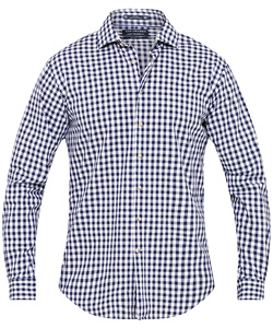 Men�s European Tailored Fit Shirt 100% Premium Cotton Check