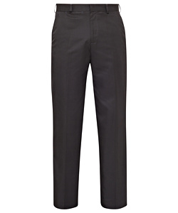 PHASE OUT STYLE: Easy Care Polyester Soft Touch Stripe Flat Front Trouser 
