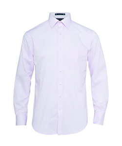 Men's European Tailored Fit Shirt Cotton Polyester Yarn Dyed Check Easy Care 