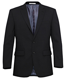Stretch Wool Blend Plain Weave Suit Separate Jacket