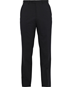 Stretch Wool Blend Plain Weave Suit Separate Trouser