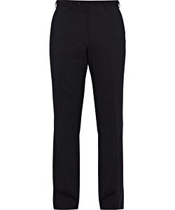 Stretch Wool Blend Plain Weave Suit Separate Trouser