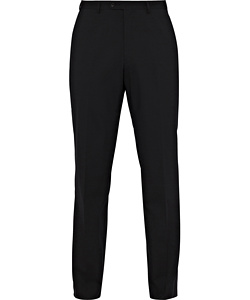 Stretch Wool Blend Plain Weave Suit Separate Trouser