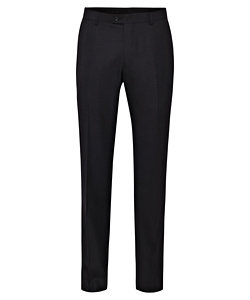 High Twist Wool Blend Suit Trouser