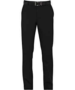 Stretch Wool Blend Plain Weave Slim Fit Suit Separate Trouser