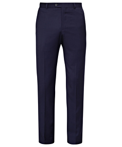 Poly Blend Flat Front Slim Fit Trouser 