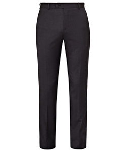 Poly Blend Flat Front Slim Fit Trouser 