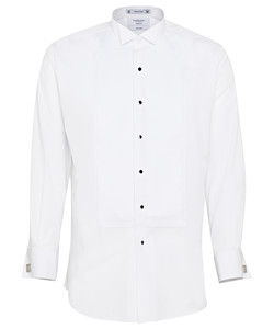 PHASE OUT STYLE - Formal/Dinner Wing Collar Pleated Front Classic Fit Shirt