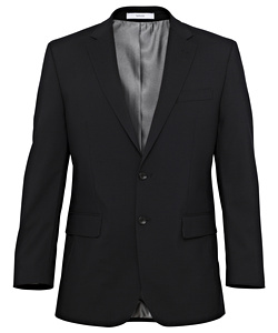 Stretch Wool Blend Plain Weave Suit Separate Jacket
