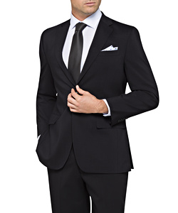 Stretch Wool Blend Plain Weave Suit Separate Jacket