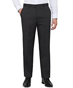 Stretch Wool Blend Plain Weave Suit Separate Trouser
