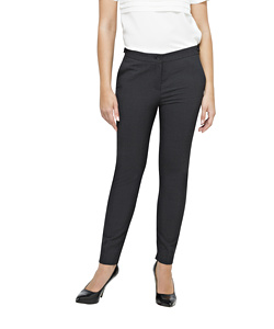 Women's Stretch Wool Blend Plain Weave Suit Separate Slim Fit Trouser