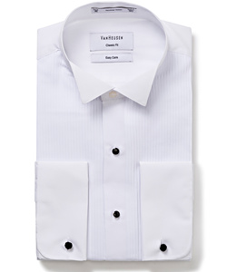 PHASE OUT STYLE - Formal/Dinner Wing Collar Pleated Front Classic Fit Shirt