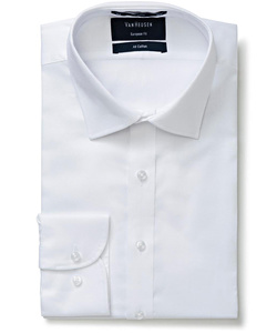 Men's European Tailored Fit Shirt 100% Cotton Dobby Easy Care 