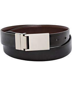 PHASE OUT STYLE: Van Heusen Plate Buckle Black Belt
