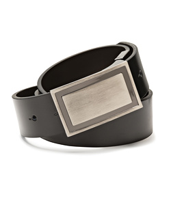 Van Heusen Frame Buckle Black/Brown Reversible Belt