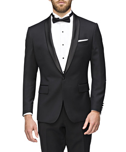 Men's European Tailored Fit Dinner Jacket - Shawl Lapel