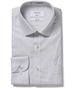 Men's Classic Relaxed Fit Cotton Polyester Mini Herringbone 