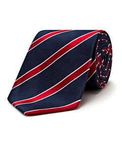Classic 8CM Striped Polyester Tie 