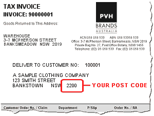 Sample of PVHBA Invoice